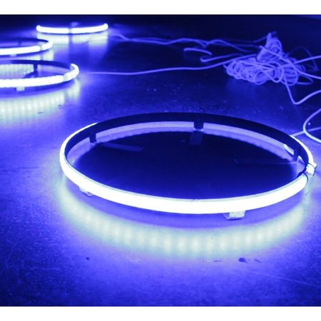 RACE SPORT 4-Ring Colorclear 14In Led Wheel Light Kit (Blue) RS14B